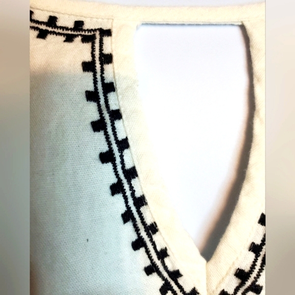 🌻 Boho beaded peasant Boho Festival Dream Top | Embroidered Hippie Vibes NWT🌞 - Picture 9 of 15